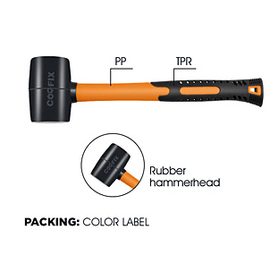 COOFIX - Rubber Mallet Fiber Glass Handle 16OZ