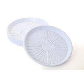 RZ - Plastic Plates Round White 26CM - 50 pieces