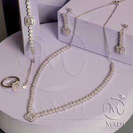 Luxurious Sterling Silver 925 V Shape Set