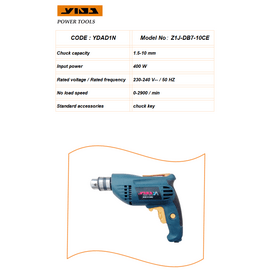 YIDA - Drill Industrial 400W 10MM