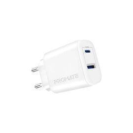 PROMATE - Wall Charger - BiPlug-2 USB-C Adapter , 17W Multi - Port 