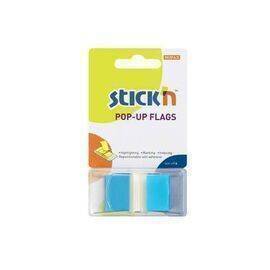 HOPAX - Stick'n Pop-Up Flags Solid Colors - Blue 45 x 25 mm - Pack of 1