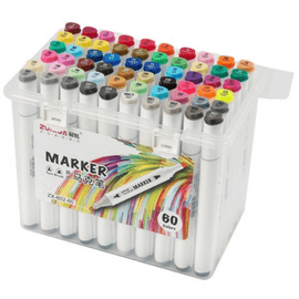 Zuixua Artist - Marker Set - 60 Artist Twin