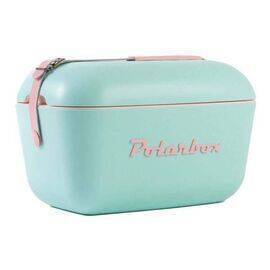 Polarbox - Pop Coolers with Leather Strap 20 Litre - Green/Pink