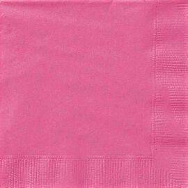 Unique - Party Napkins - Large - 20 pcs - Hot Pink