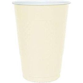 Unique - Party Cups 9oz - 270ml - 8 pcs - Ivory