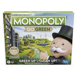 Hasbro Games Monopoly Go Green 100% Recycled Paper Board Game