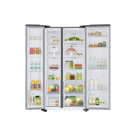 SAMSUNG - Refrigerator Side by Side 641 L Silver