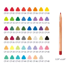 MIDEER - Pencil Vibrant Colored 48 Colors