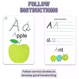 MIDEER - Cards Write And Wipe Cards 123 And ABC