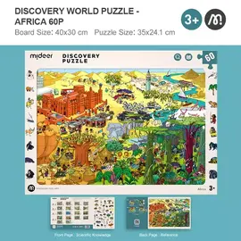 MIDEER - Puzzle Discovery Big World Small World South America 70P