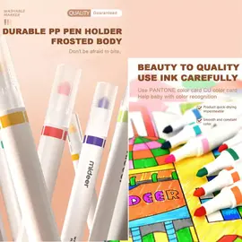 MIDEER - Washable Marker Small tip 12colors