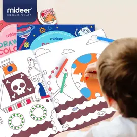 MIDEER - Coloring Drawing Book Girl