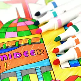 MIDEER - Washable Marker Small tip 24colors