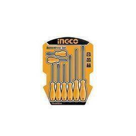 iNGCO -   Screwdriver 8 Pcs set Yellow