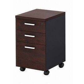 The Target JO - Drawer Cabinet Pedestal for Desks WALNUT & GRAY