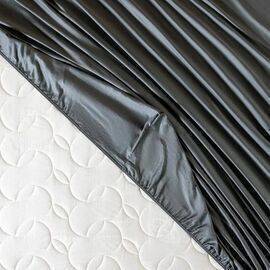 MADAME COCO - Fitted Sheet Satin Ciel