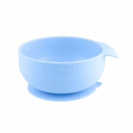 Chicco - Silicone Suction Bowl Teal 6M+ 