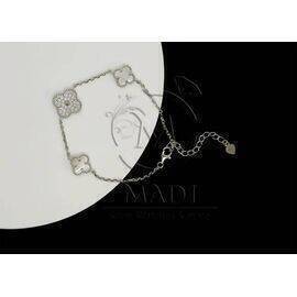 Bracelet Luxurious 925 Sterling Silver Van Cleef Design