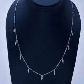 Necklaces Elegant Silver 925 S with Cubic Zirconia