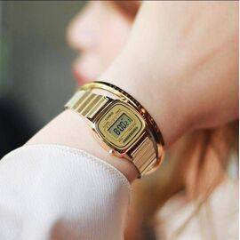 CASIO - Watch Vintage Full Golden St.Steel Digital