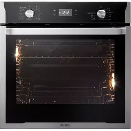 Elba - Electric Oven 60 cm Built in 11 Functions Black With 2 fans