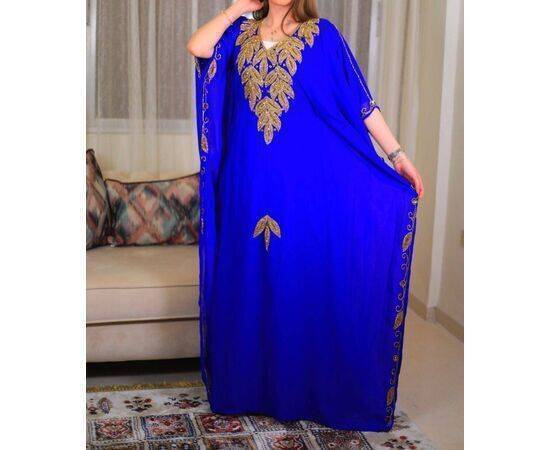 Bling Boutique - Women wear Kaftan Farasha Caftan Kimono Long Dress Beach Cover up Free Size