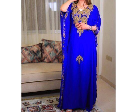 Bling Boutique - Women wear Kaftan Farasha Caftan Kimono Long Dress Beach Cover up Free Size