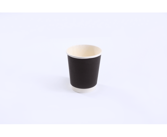 RZ - Paper Cup 8 Oz - Double Wall Black - 25 Pieces