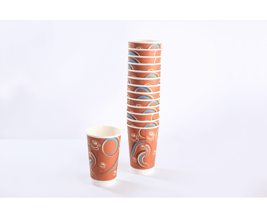 RZ - Paper Cup 16 Oz - Double Wall Brown - 25 pieces