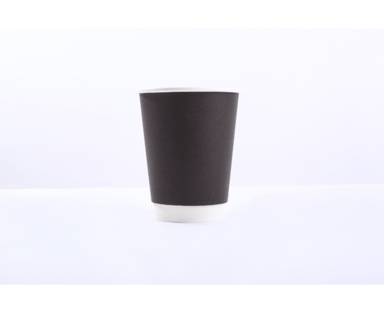 RZ - Paper Cup 12 Oz - Double Wall Black