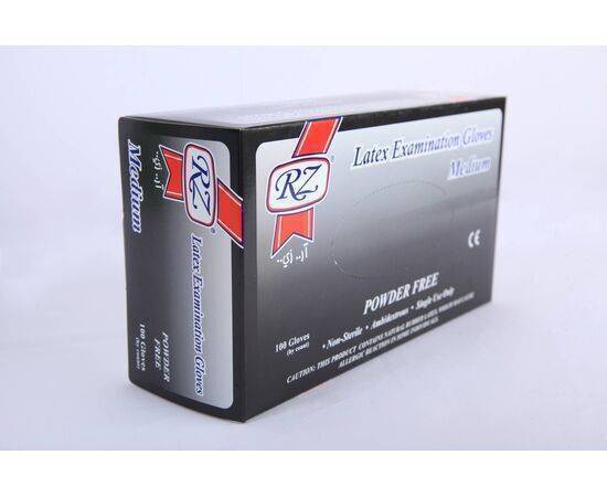 RZ - Latex Gloves - Light  Blue Box - Blue Glove - Powder Free - Small