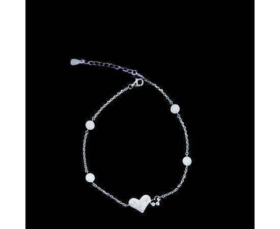 Anklet Silver Heart Trinket