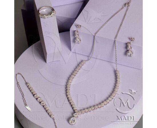 Luxurious Sterling Silver 925 V Shape Set