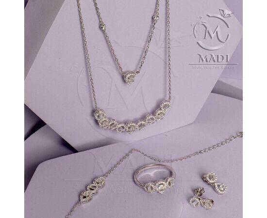 Double Layer Sterling Silver 925 Set