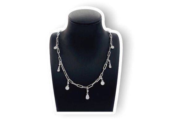 Necklace Elegant with Cubic Zirconia 925 Silver