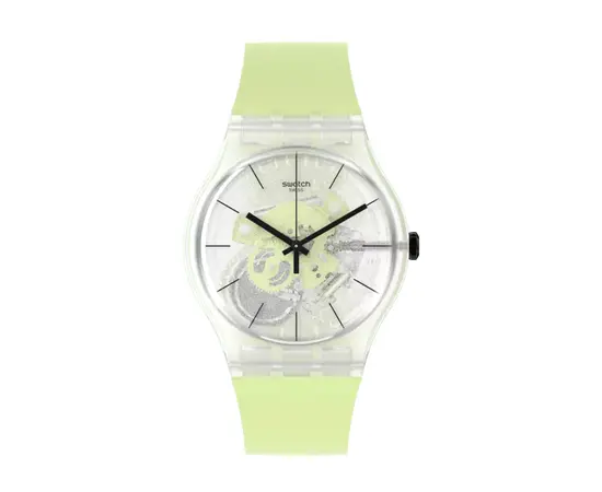 Swatch - Watch fir Women Green Daze Rubber