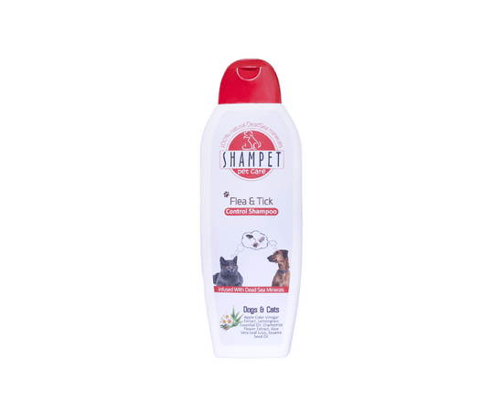 SHAMPET - Shampoo Flea & Tick Control for Pets 350 ml