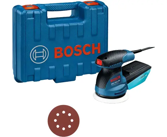 Bosch - ماكنة حف 5 انش مع صندوق