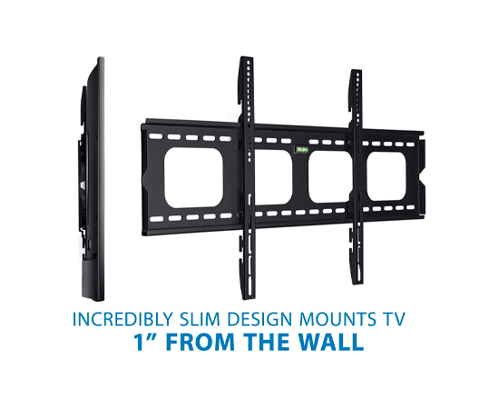 Fixed TV Wall Mount Up to 90".M/N: DS900قاعدة شاشة حائطية ثابتة تحمل لغاية 90 انش