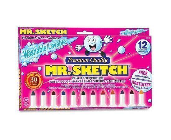 MR.SKETCH - Coloring Markers Washable - Bullet Point - Set of 12