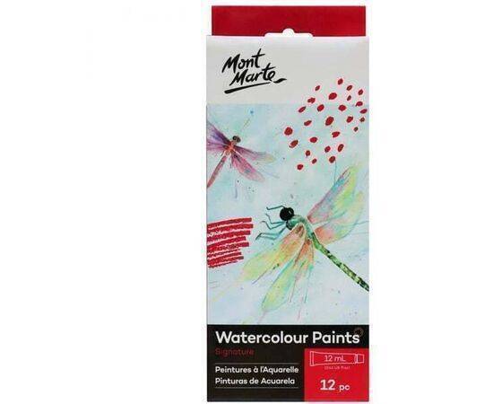 Mont Marte - Watercolor Paint Set of 12 Tubes