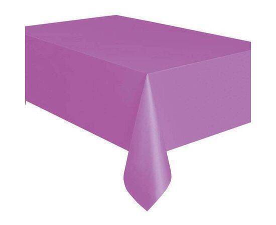 Unique - Party Table Cover Plastic 1.37m x 2.74m - Pretty Purple