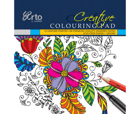 Arto CampAp - Creative Adult Coloring Pad - 20 X 20 cm