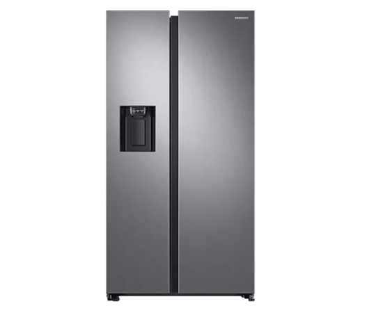 SAMSUNG - Refrigerator Side by Side 609L Silver