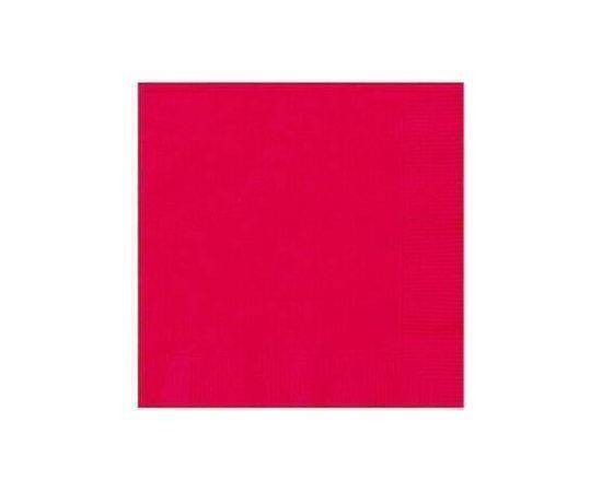 Unique - Napkins Party  - Small 20 pcs - Ruby Red