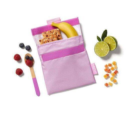 Roll'eat Snack'n'Go Reusable Snack Bag 18x18cm - Lavender