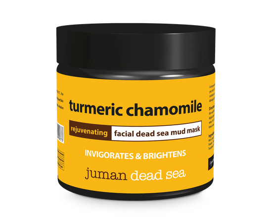 Juman Dead Sea - Mud Mask Facial Dead Sea Turmeric Chamomile Rejuvenating  