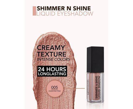 Flormar - Shimmer & Shine Liquid Shadow - 05 Dimond Pink