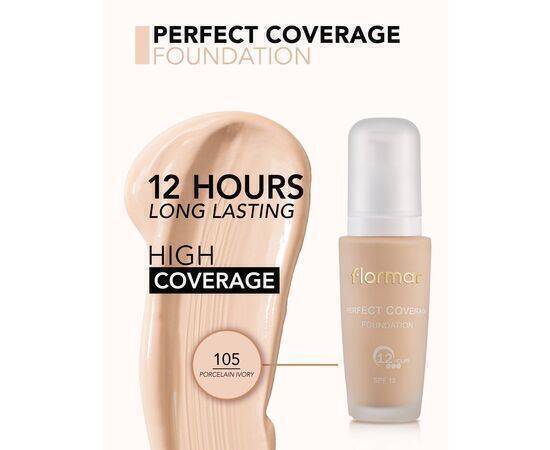 Flormar - Perf Cov. Foundation 105 Porcelain Ivory 